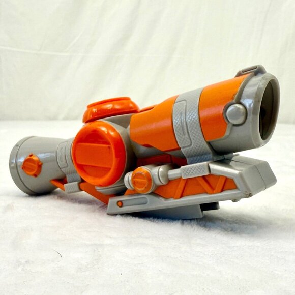 Nerf Zombie Strike Clear Shot Targeting Scope 2009 Gray Orange - Picture 2 of 9